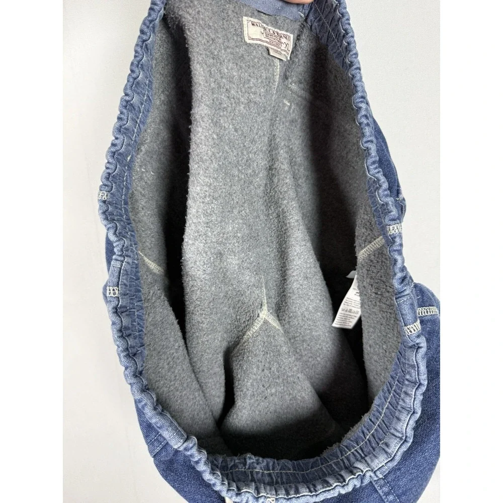 Wallace & Barnes Shorts Men's XL Indigo Dye Fleece Lined Cuffed Beachy Camping - Picture 6 of 7